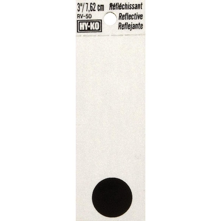 Hy-Ko 3 In. Vinyl Adhesive Symbol, Period RV-50/PE